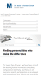 Mobile Screenshot of maier-executive.de