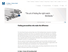 Tablet Screenshot of maier-executive.de